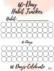 60-Day Habit Tracker