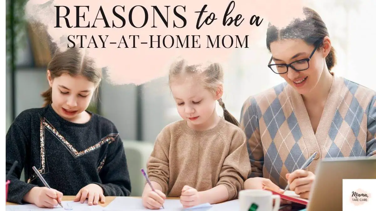 Reasons to be a Stay-at-Home Mom - mom with two kids