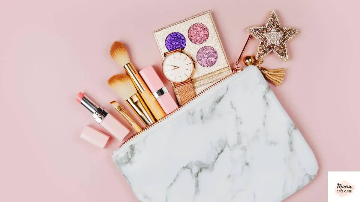 Is Makeup Beauty Self-Care? makeup bag with beauty items